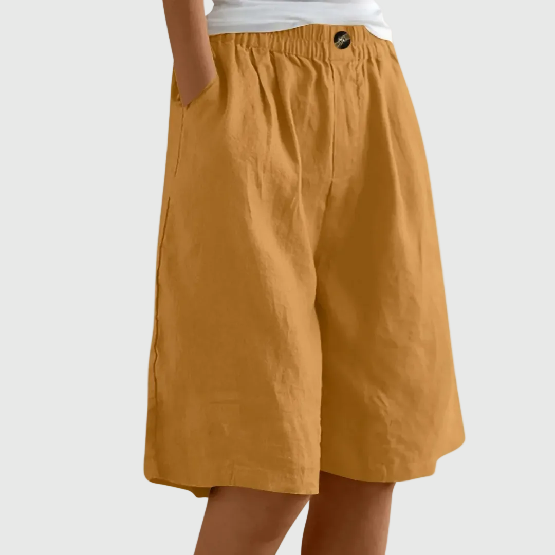 Velariv | Loose Fit Elastic Waist Shorts Marie