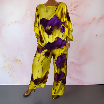 Moniek™ | Satin Two-Piece Women's Set