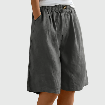 Velariv | Loose Fit Elastic Waist Shorts Marie