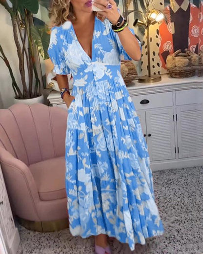 Floriana - Vibrant Floral Dress