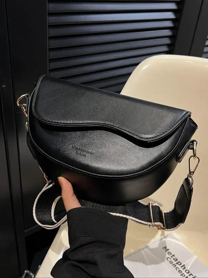 GABI™ - Simple Small Satchel Bag Versatile Flip Cover Crossbody Shoulder Bag
