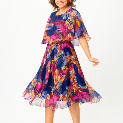 Barbara | Plus Size Chiffon Dress