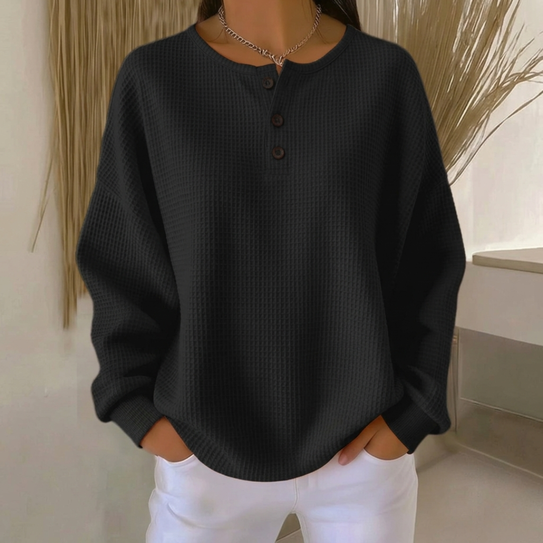 Aurelie™ | Loose-Fitting Blouse with Buttons