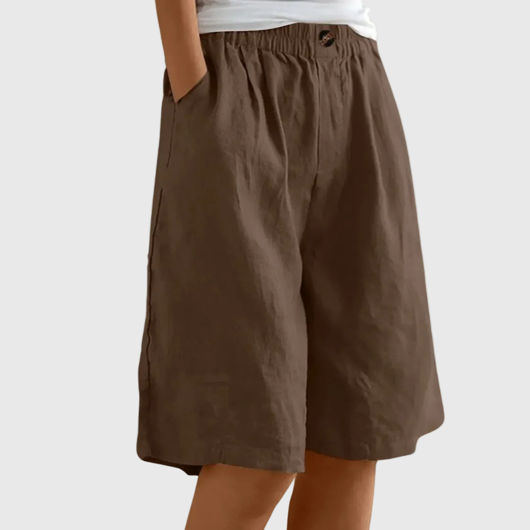 Velariv | Loose Fit Elastic Waist Shorts Marie