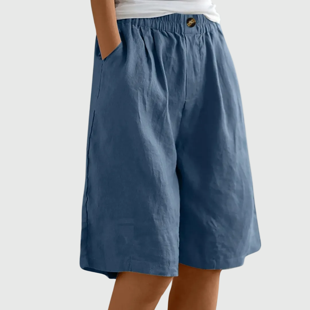 Velariv | Loose Fit Elastic Waist Shorts Marie