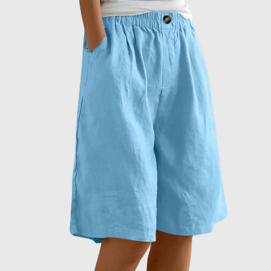 Velariv | Loose Fit Elastic Waist Shorts Marie