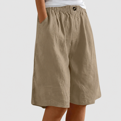 Velariv | Loose Fit Elastic Waist Shorts Marie