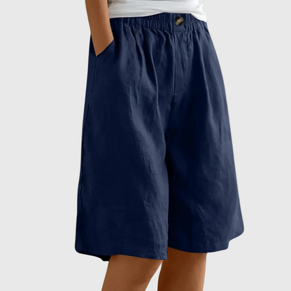 Velariv | Loose Fit Elastic Waist Shorts Marie
