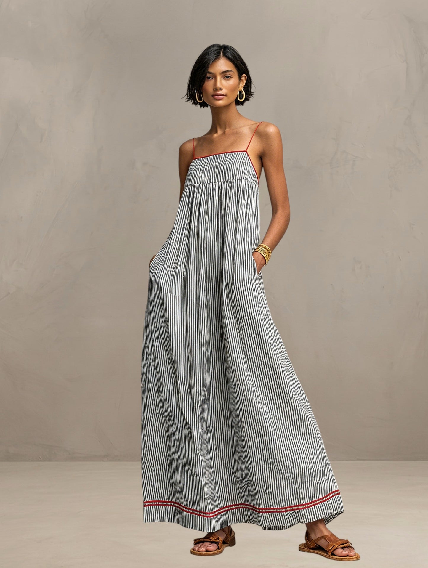 PAMELA | FLOWING SUMMER MAXI DRESS