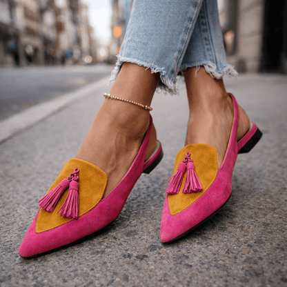 Eliza | Sandals with straps and tassels