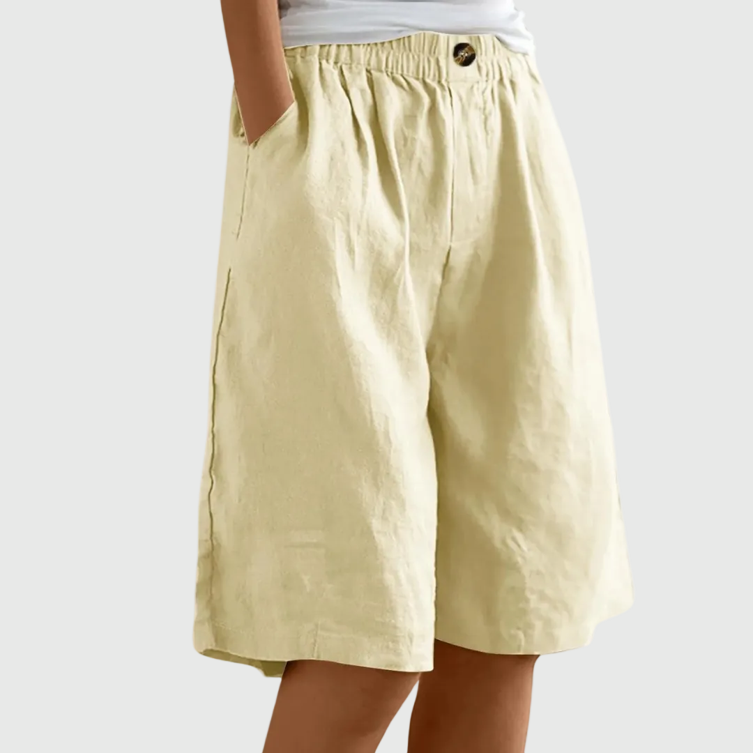 Velariv | Loose Fit Elastic Waist Shorts Marie