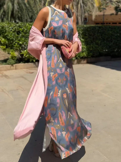 Delly - Boho Chic Two-Piece Dress