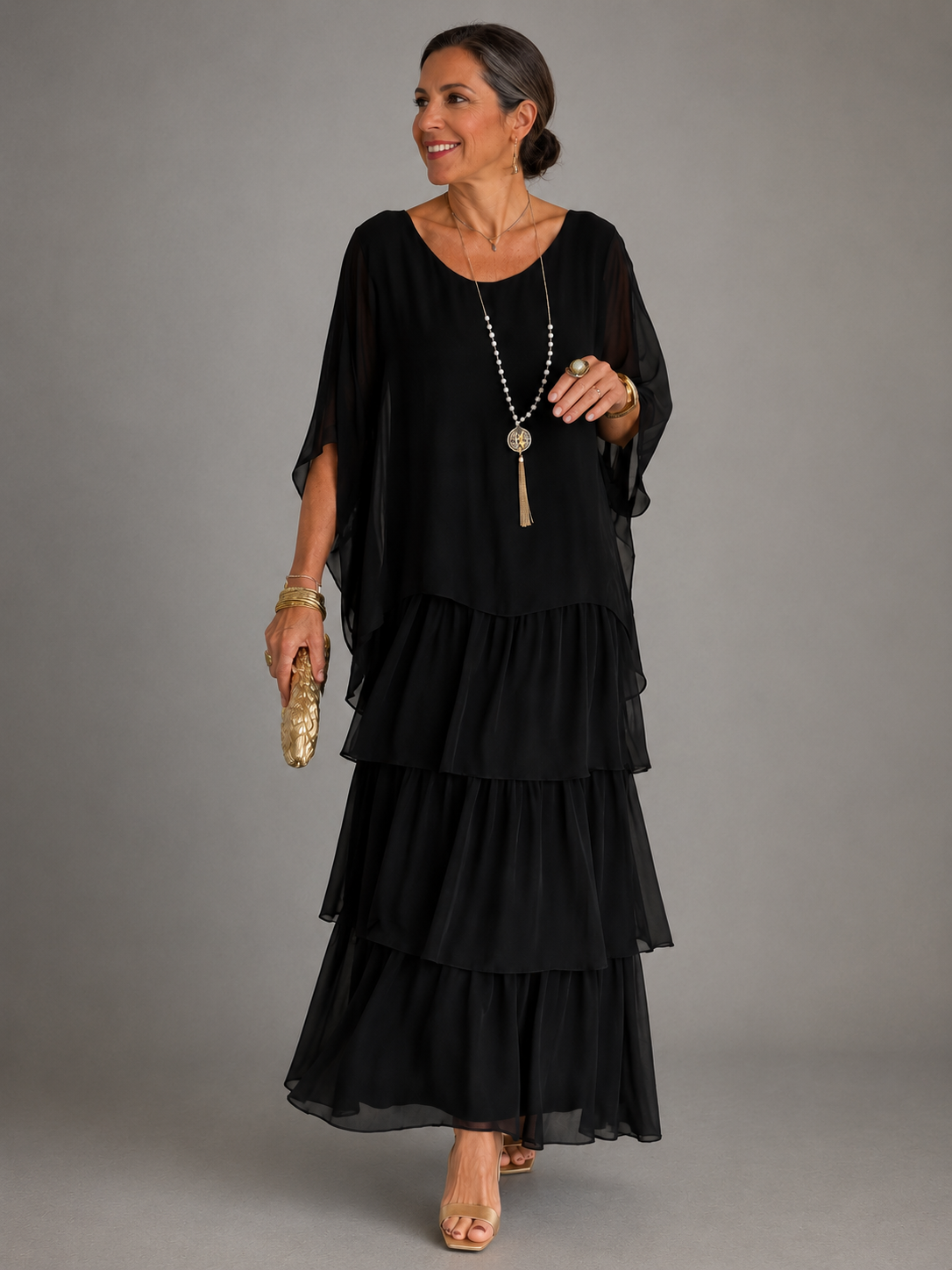 Lara™ | Elegant, flowing maxi dress