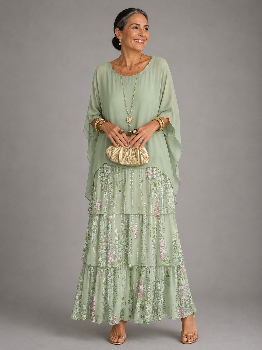 Lara™ | Elegant, flowing maxi dress