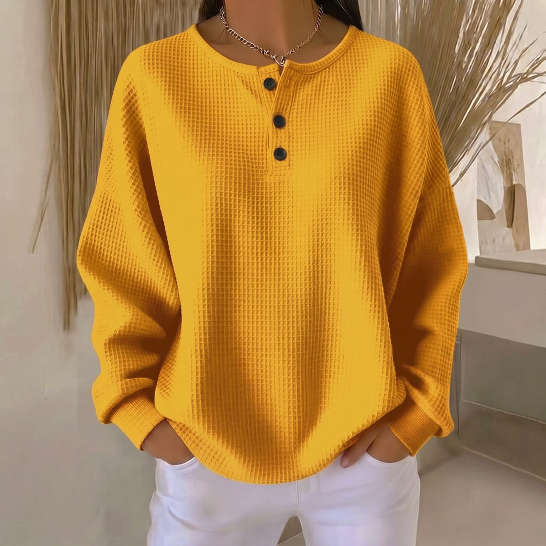 Aurelie™ | Loose-Fitting Blouse with Buttons