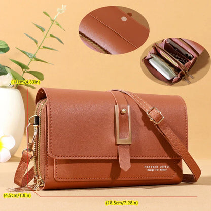 Chic Women's Crossbody Bag - Stylish Mobile Phone and Card Holder