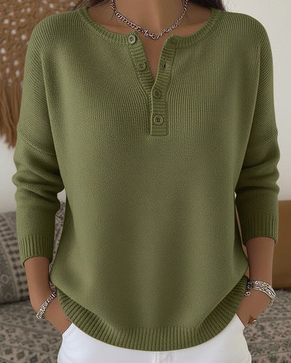 Mira | Button-Up Knit Sweater