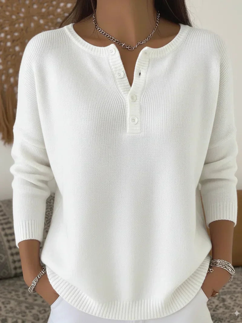 Mira | Button-Up Knit Sweater