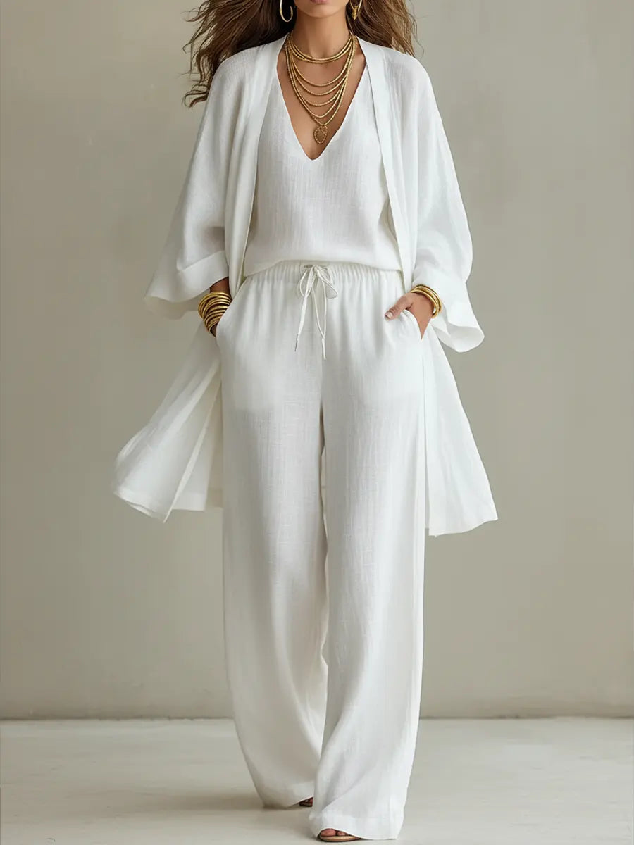 Solene | Minimalist Cotton Linen Set