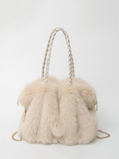 CHARLOTTE™ - Versatile Plush Velvet Shoulder Tote Bag