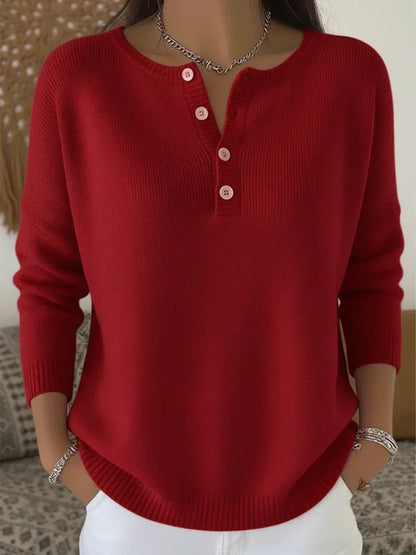 Mira | Button-Up Knit Sweater