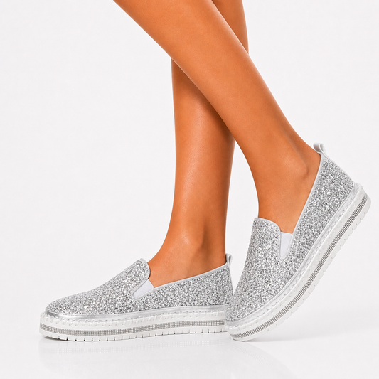 Lindsay Glitter Loafers